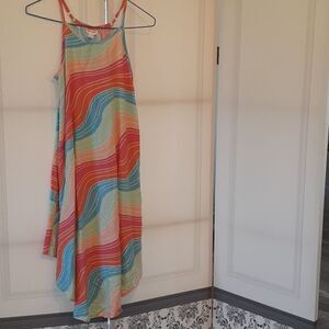 Cat & Jack size YL, (10/12) striped summer dress